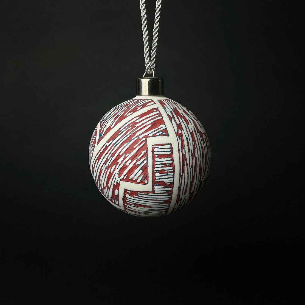 RED CHRISTMAS ORNAMENT