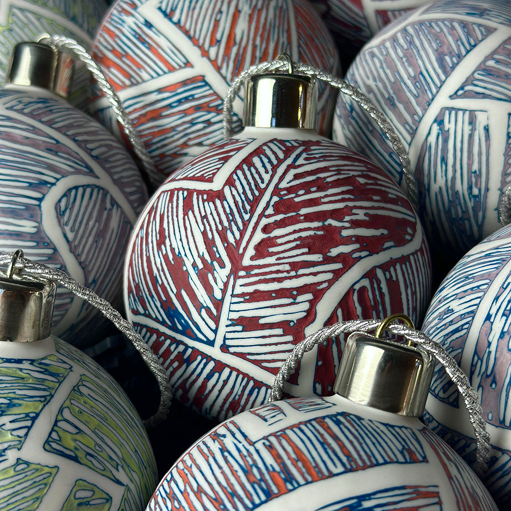 RED CHRISTMAS ORNAMENT