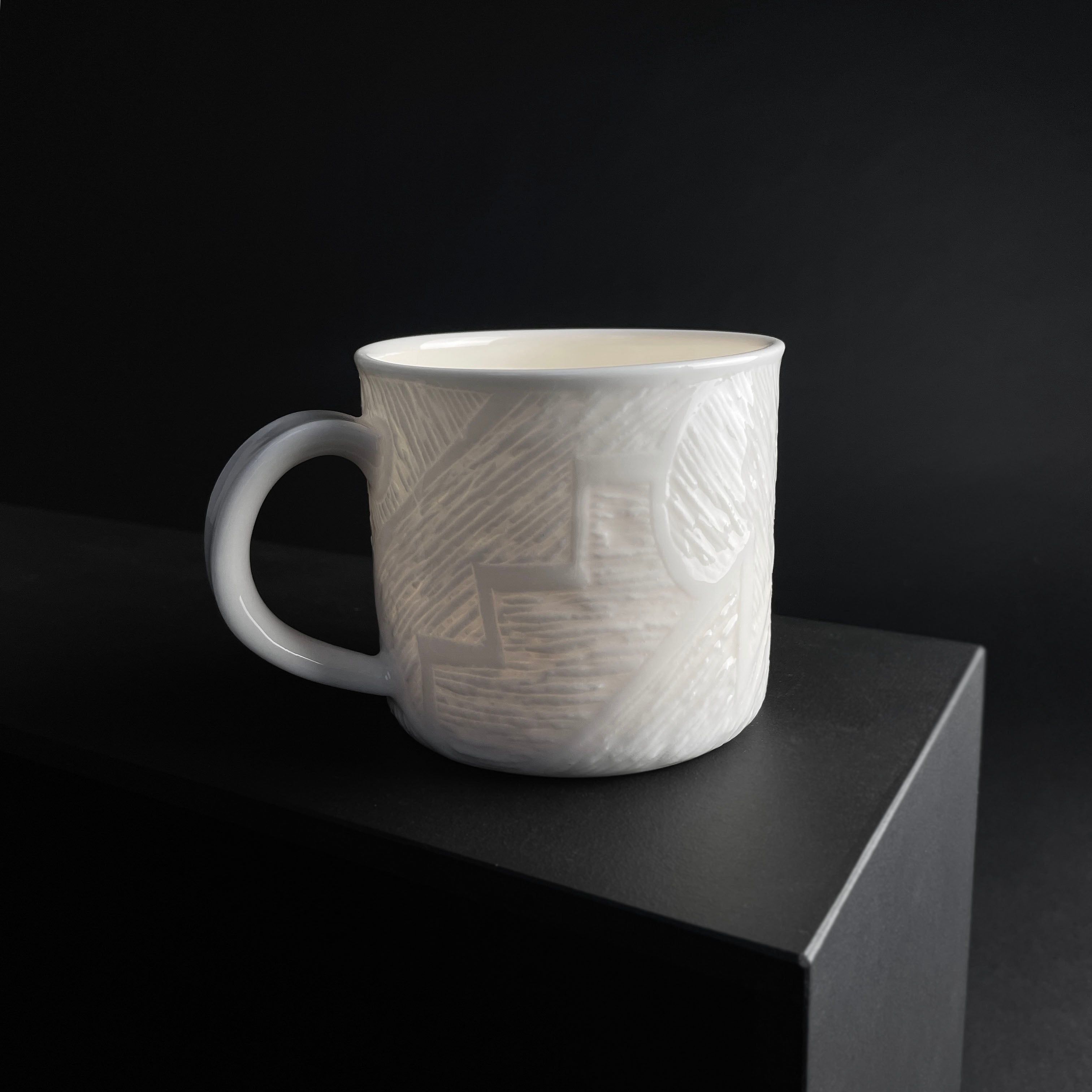 WHITE PORCELAIN CUP