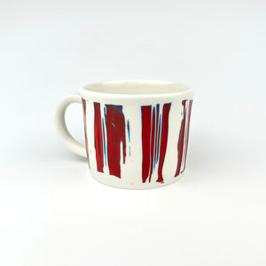 RED PORCELAIN CUP