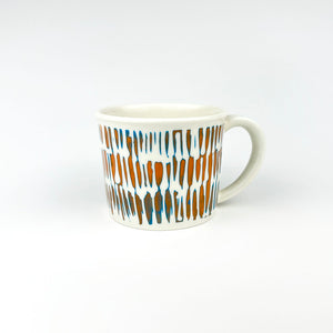 ORANGE PORCELAIN CUP