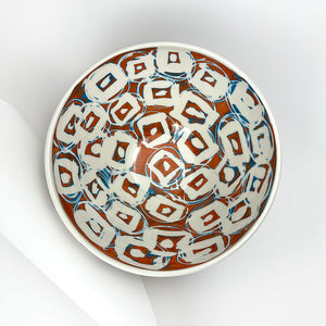 ORANGE PORCELAIN BOWL XL