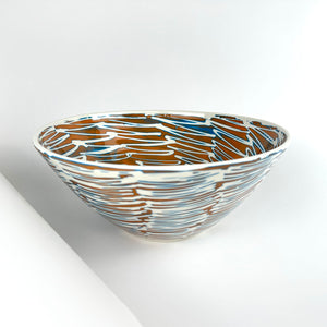 ORANGE PORCELAIN BOWL XL
