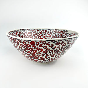 RED PORCELAIN BOWL XL