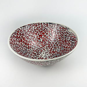RED PORCELAIN BOWL XL