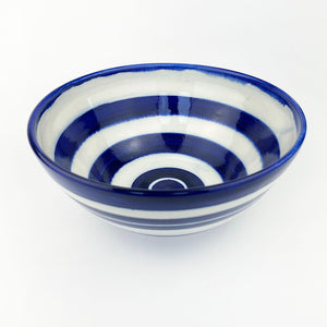 "M" BLUE PORCELAIN BOWL