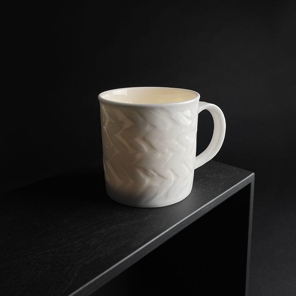 WHITE PORCELAIN CUP