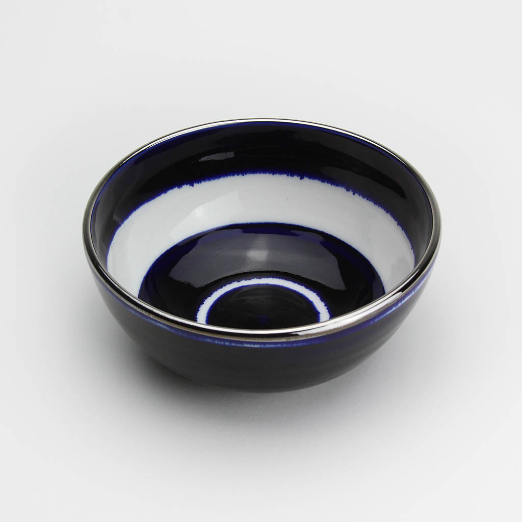 BLUE & PLATINUM BOWL