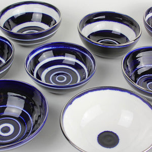 BLUE & PLATINUM BOWL