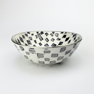 BRIGHT & PLATINUM PORCELAIN BOWL