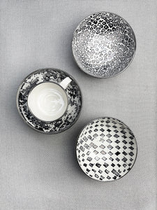 BRIGHT & PLATINUM PORCELAIN BOWL