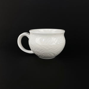 WHITE PORCELAIN CUP