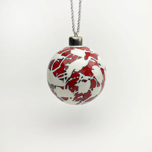 RED AND BLUE CHRISTMAS ORNAMENT