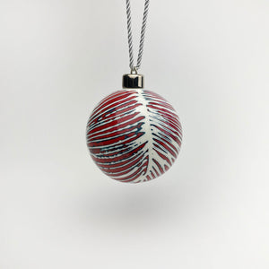 RED AND BLUE CHRISTMAS ORNAMENT