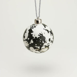 KHAKI BLACK CHRISTMAS ORNAMENT