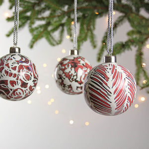 RED CHRISTMAS ORNAMENT